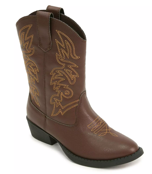 Deer Stags Ranch Kids' Cowboy Boots